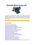 Detroit Diesel Engines Series 60 Images