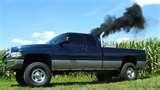 Photos of Diesel Engines Smoke Black